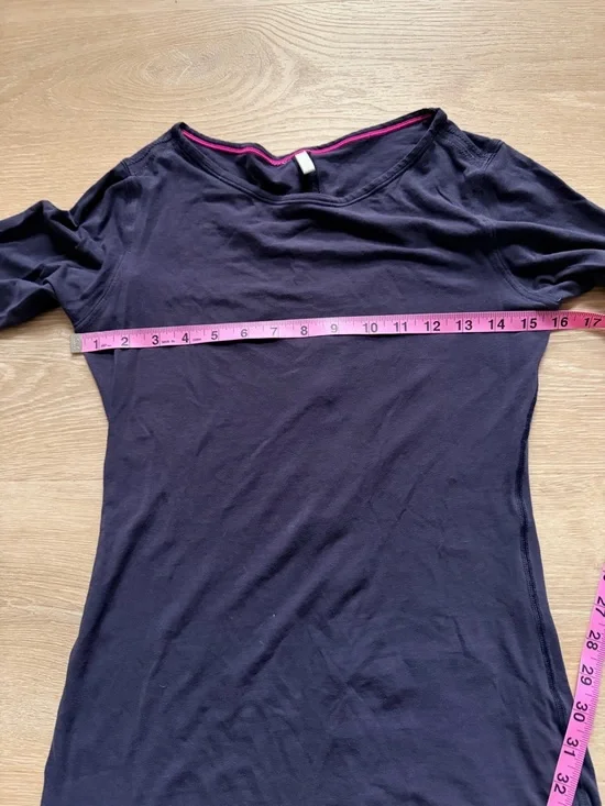 NWOT NEW Lululemon Devotion Long Sleeve Tee Black Swan Purple Vitasea Top Size S - Picture 6 of 8